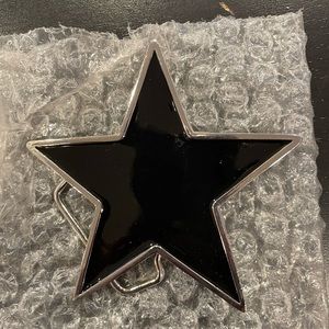Black Star Belt Buckle